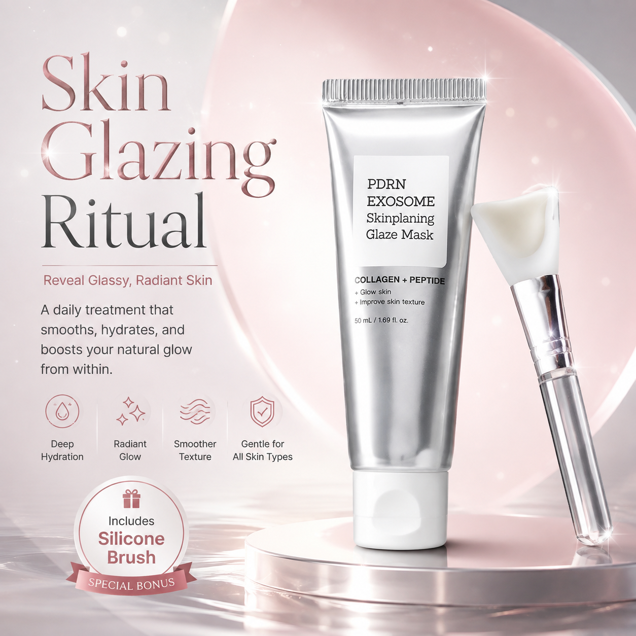 PDRN Exosome Collagen Repair Glaze Mask