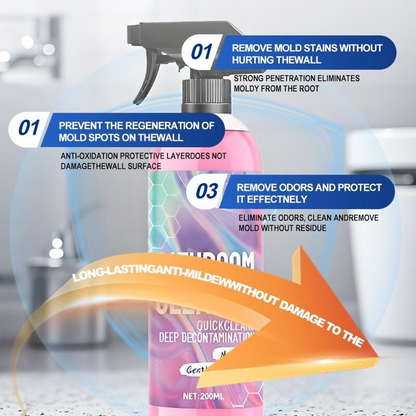 ✨✨ Bathroom Cleaner: Sparkle in Seconds, No Harsh Fumes