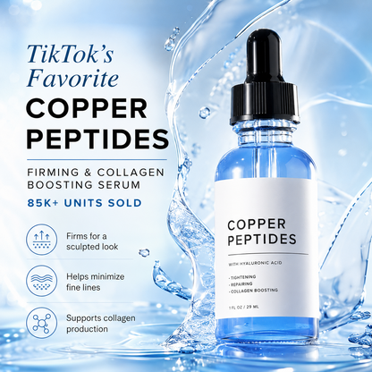 GHK-Cu Peptides Serum - Collagen Boosting & Hydrating