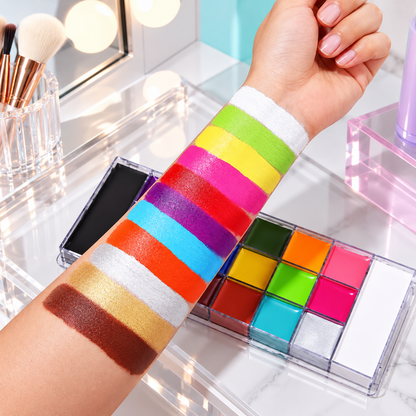 🎃Halloween Early Sale🎨 20-Color Face & Body Oil Paint Palette