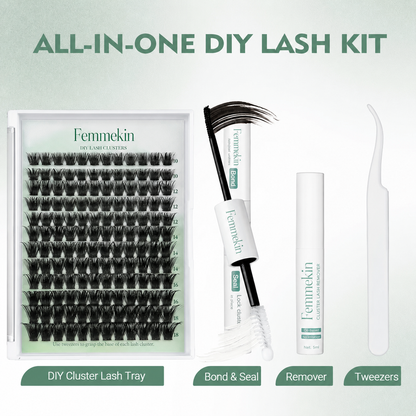 Femmekin Lash Clusters Kit - Soft Fluffy Lashes