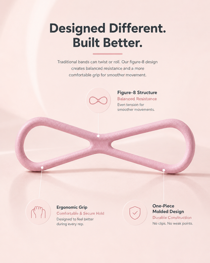 Femmekin Resistance Bands - Figure 8 TPE Exercise Bands for Women