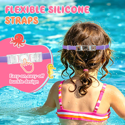 Femmekin Kids Swim Goggles 2 Pack - UV Protection & Anti-Fog