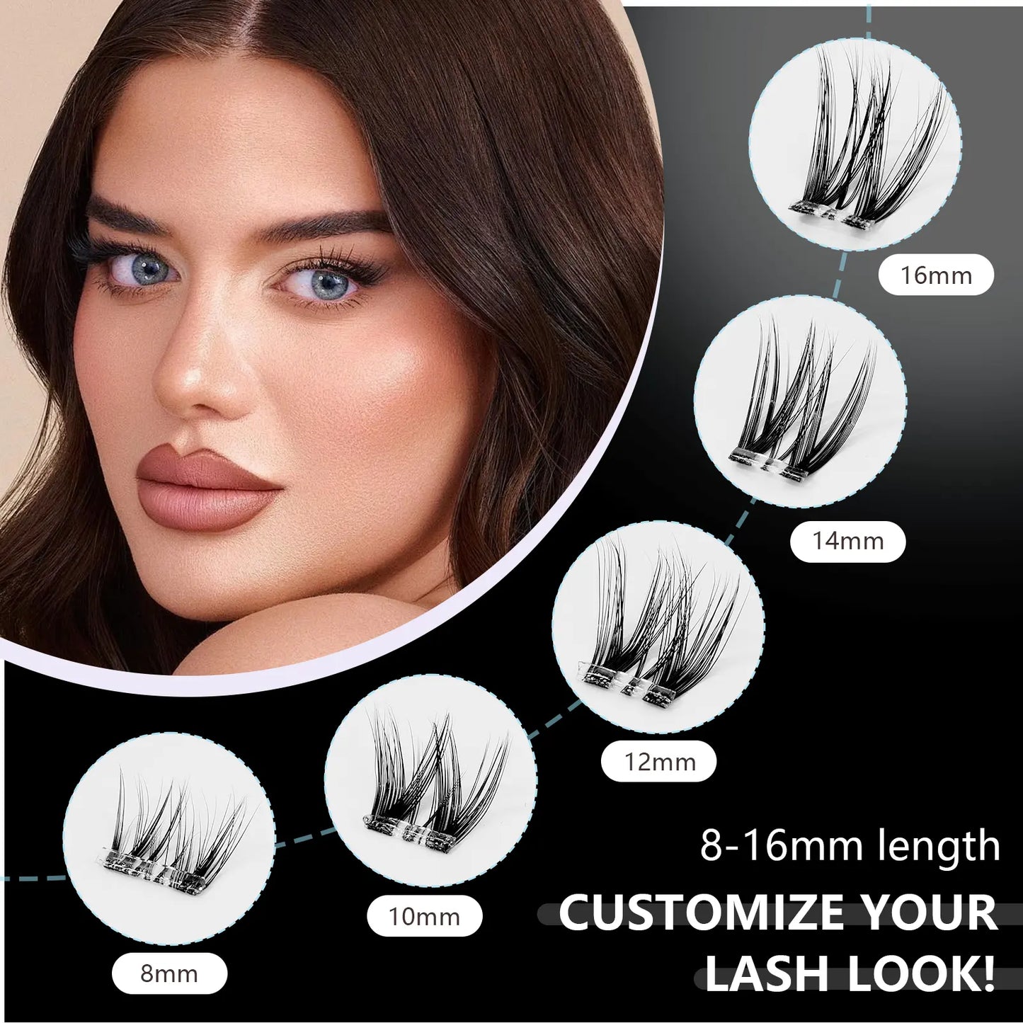 Femmekin No Glue Lash Kit - Self-Adhesive Eyelashes for Effortless Beauty