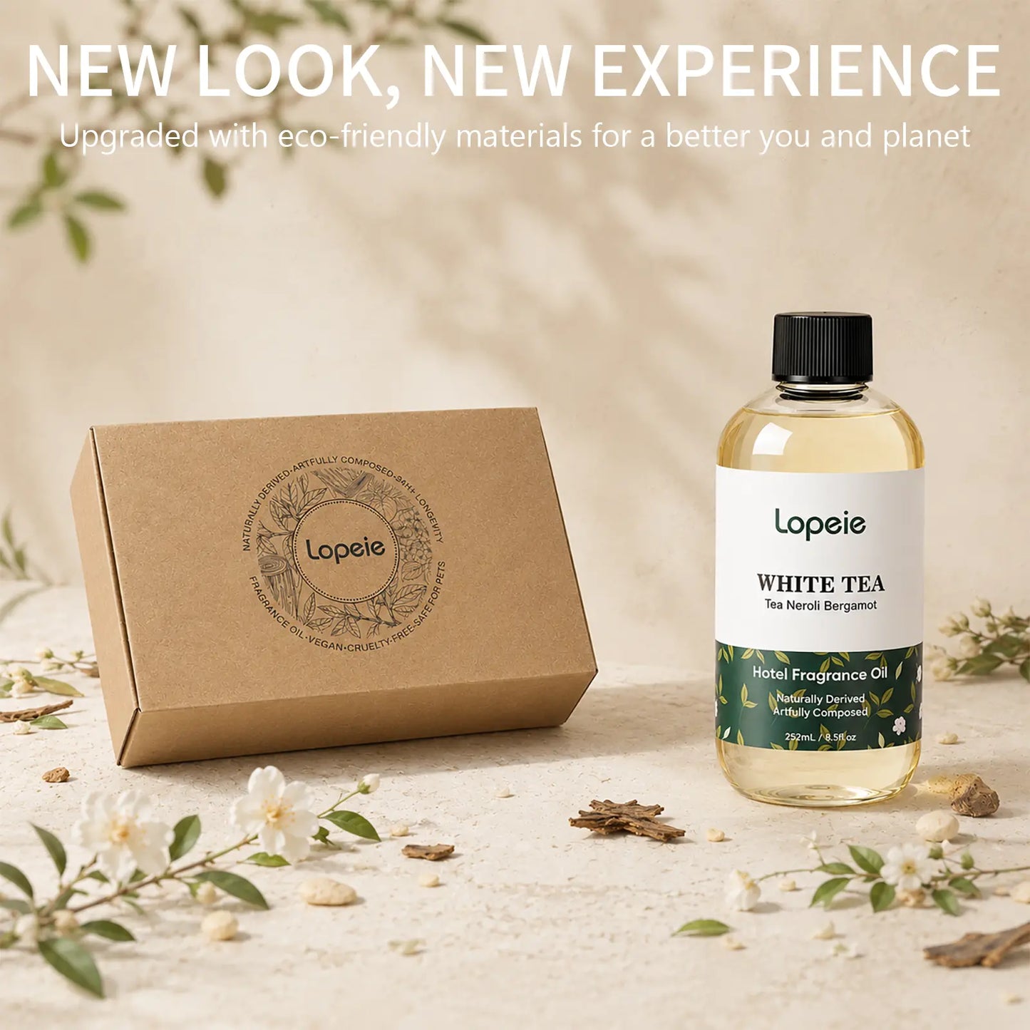 Lopeie Hotel Diffuser Oil Refill 118ml White Tea & Neroli