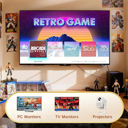 Upgraded Retro Game Stick 4K HDMI Console with 40000 Classic Games
