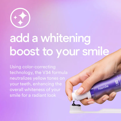 Hismile V34 Colour Corrector - Teeth Brightening Booster