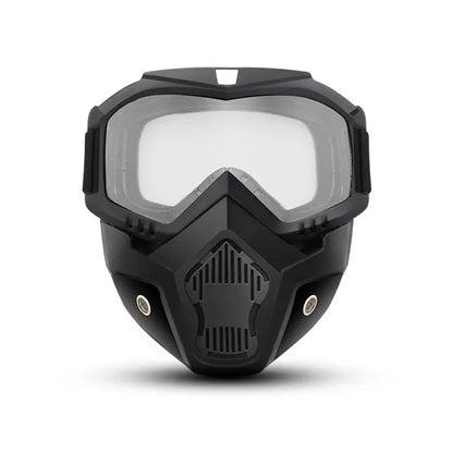 🛠️Detachable Full Face Goggle Mask