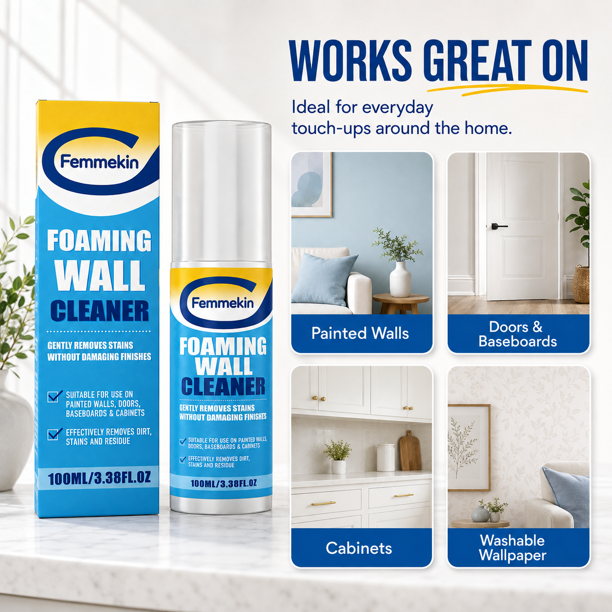 Femmekin Foaming Wall Cleaner