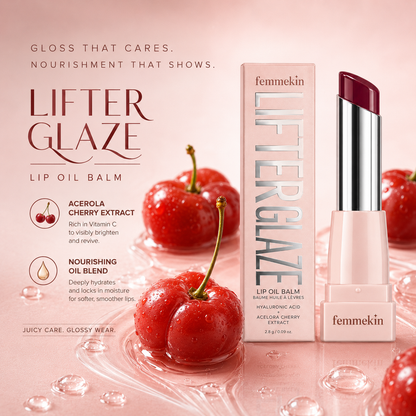 Femmekin Lifter Glaze Lip Balm - 24HR Hydration & Color