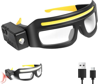 Rechargeable LED Sensor Glasses Light