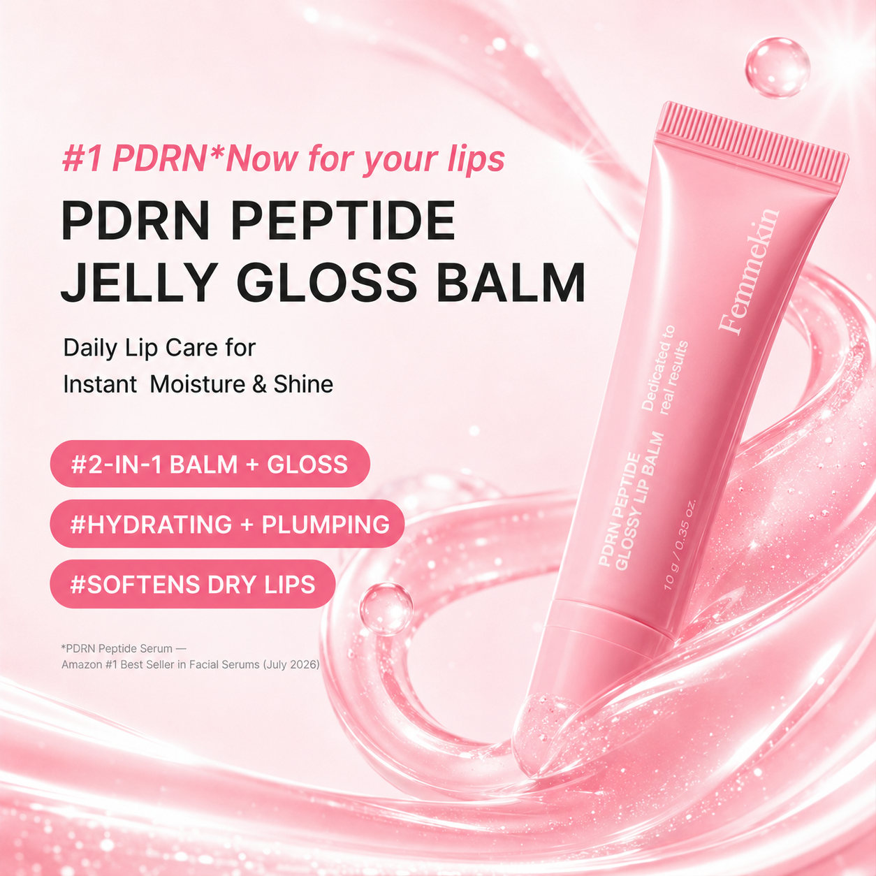 PDRN Peptide Hydrating & Plumping Lip Balm
