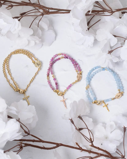 Handcrafted rosary bracelets -  A Warm Companion for Your Faith Journey📿