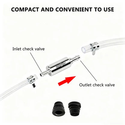 Car Brake Bleeder Hose Kit with One-Way Check Valve