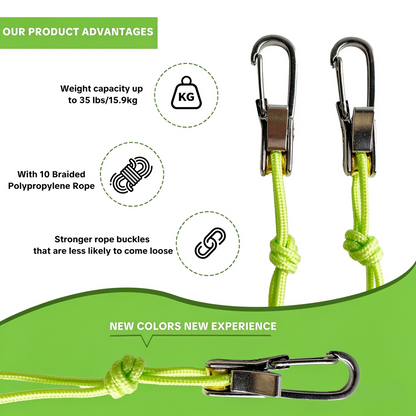 Multi Function Retractable Buckle Rope for Camping Hiking and Outdoor Use