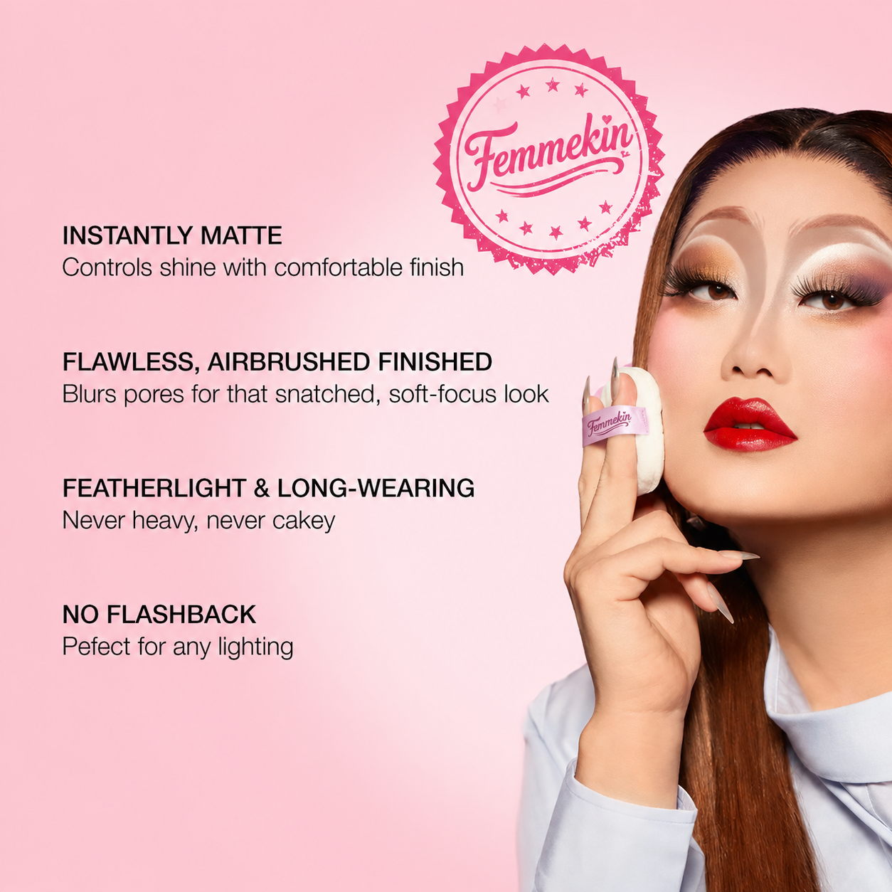 Chic Glow Setting Powder – Lightweight Blur & Translucent Finish