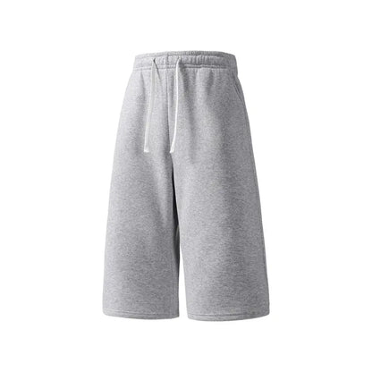 Slimming Baggy Sweat Capri Shorts for Sports & Fitness