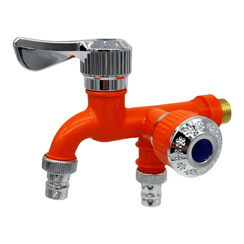 🎉Dual-Outlet Water Faucet | Run Washer & Hose Simultaneously ⚡