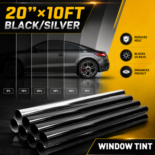 300CM Uncut Window Tint Film - 1% to 70% VLT Options