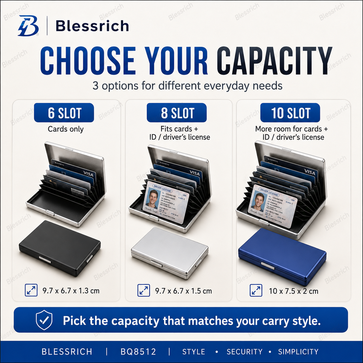 RFID Blocking Metal Card Holder