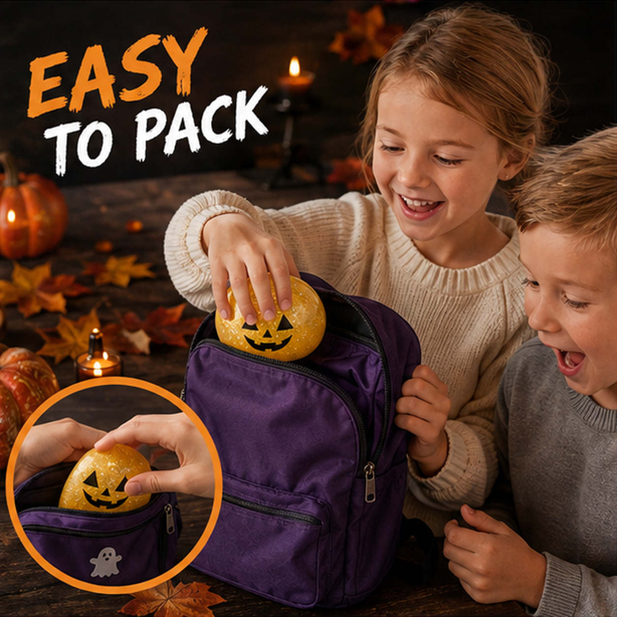 🎃👻Halloween Dumpling Stress Relief Toys with Steamer Storage Boxes