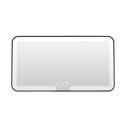 Rechargeable LED Car Sun Visor Makeup Mirror with Dimmable Touchscreen