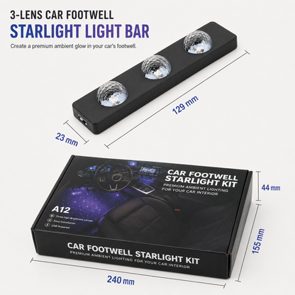 RGB Car Footwell Star Light - Create a Starry Atmosphere Inside Your Car ✨🚗