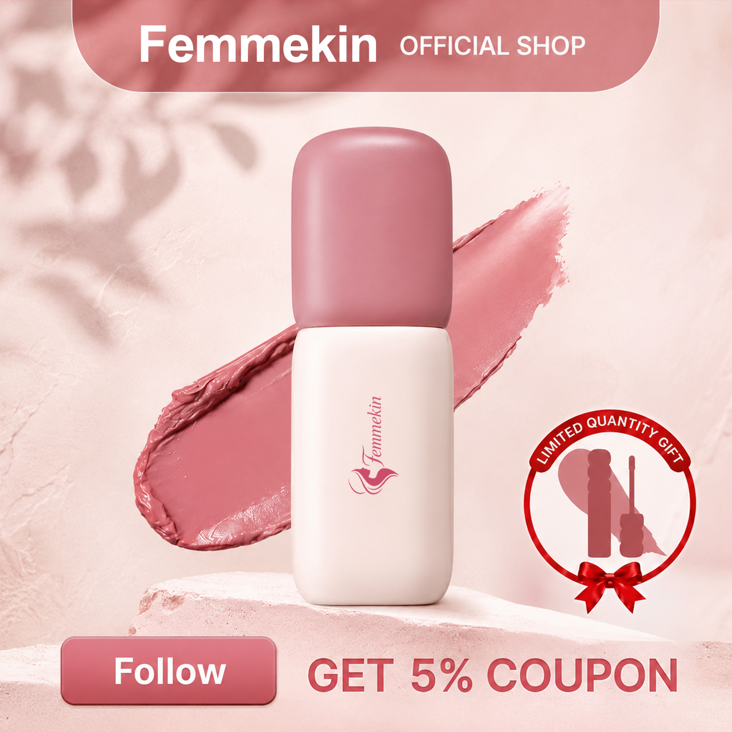 Soft Matte Nude Blur Lip Tint for Lips and Cheeks