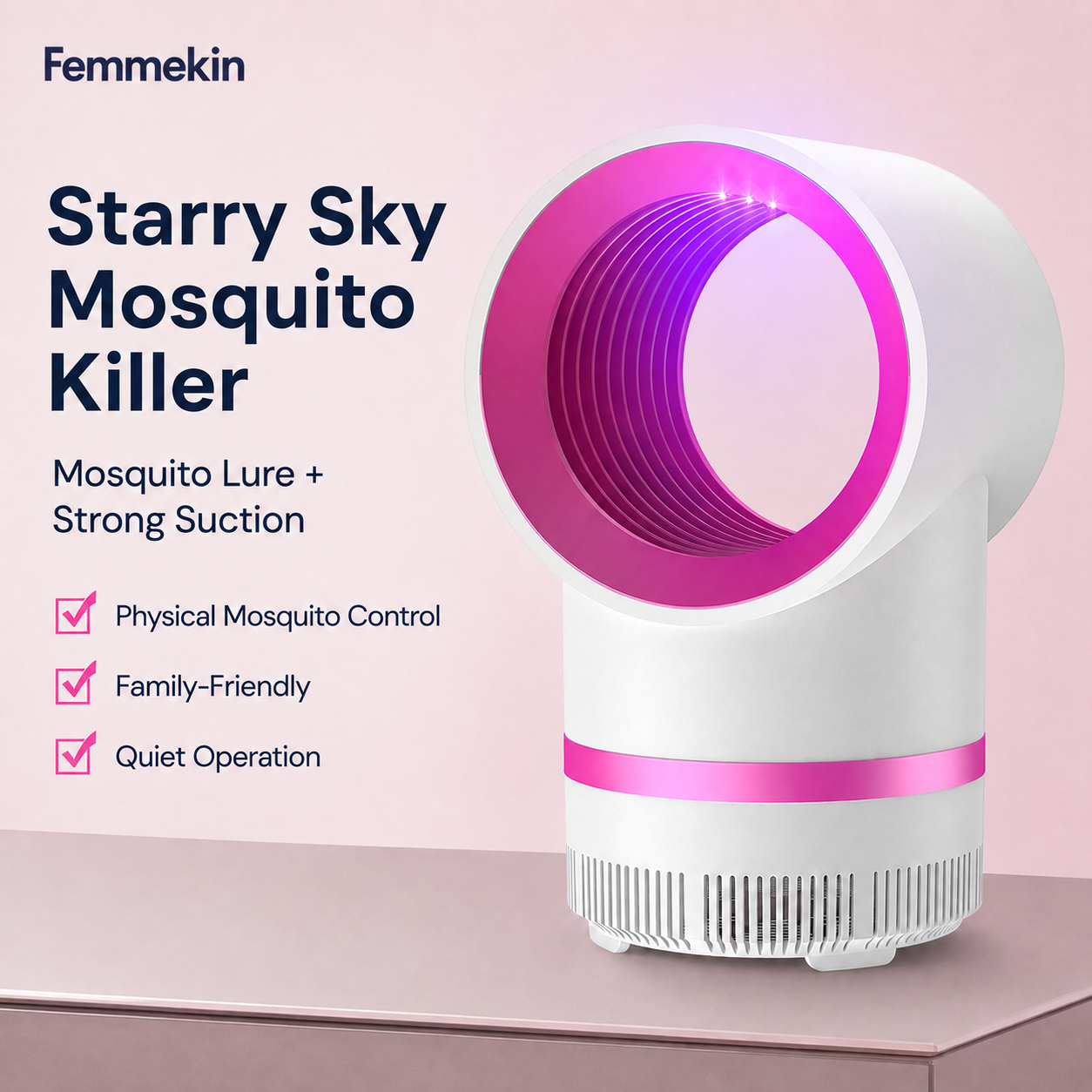 Starry Sky Mosquito Killer with 360° Lure Light