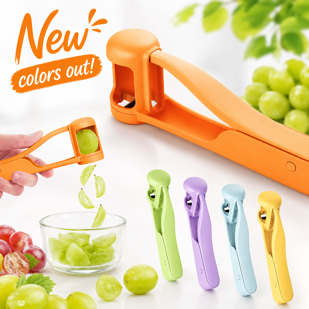 Grape Cutter for Toddlers - Safe & Easy Slicer
