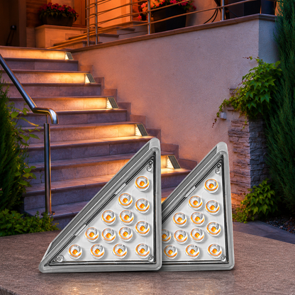 🎅Early Bird Christmas Sale - Solar Powered Stair Lights✨