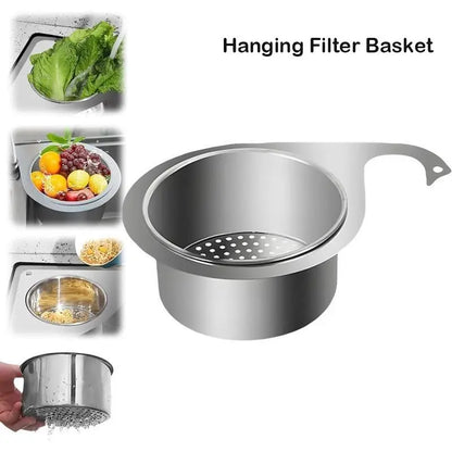 Multifunctional Stainless Steel Swan Sink Strainer Basket