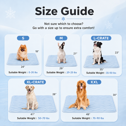 Summer Cooling Mat for Dogs with Portable Non Slip Design