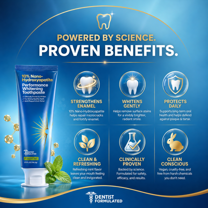 Nano Hydroxyapatite Whitening Toothpaste