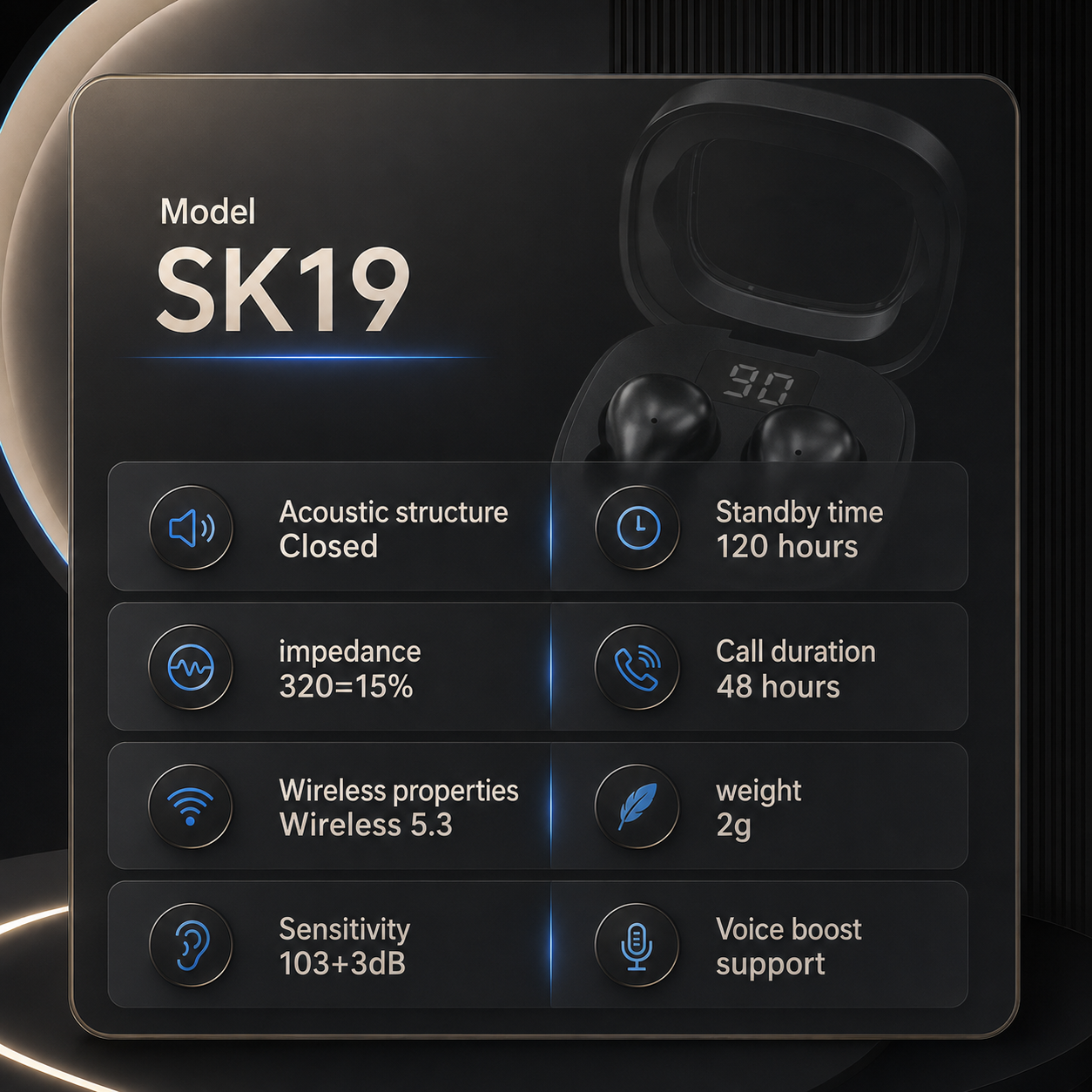 Ultra Small Invisible Sleep Earbuds for Side Sleepers with 25 Hour Battery