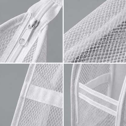 Mesh Zipper Toiletry Storage Pouch