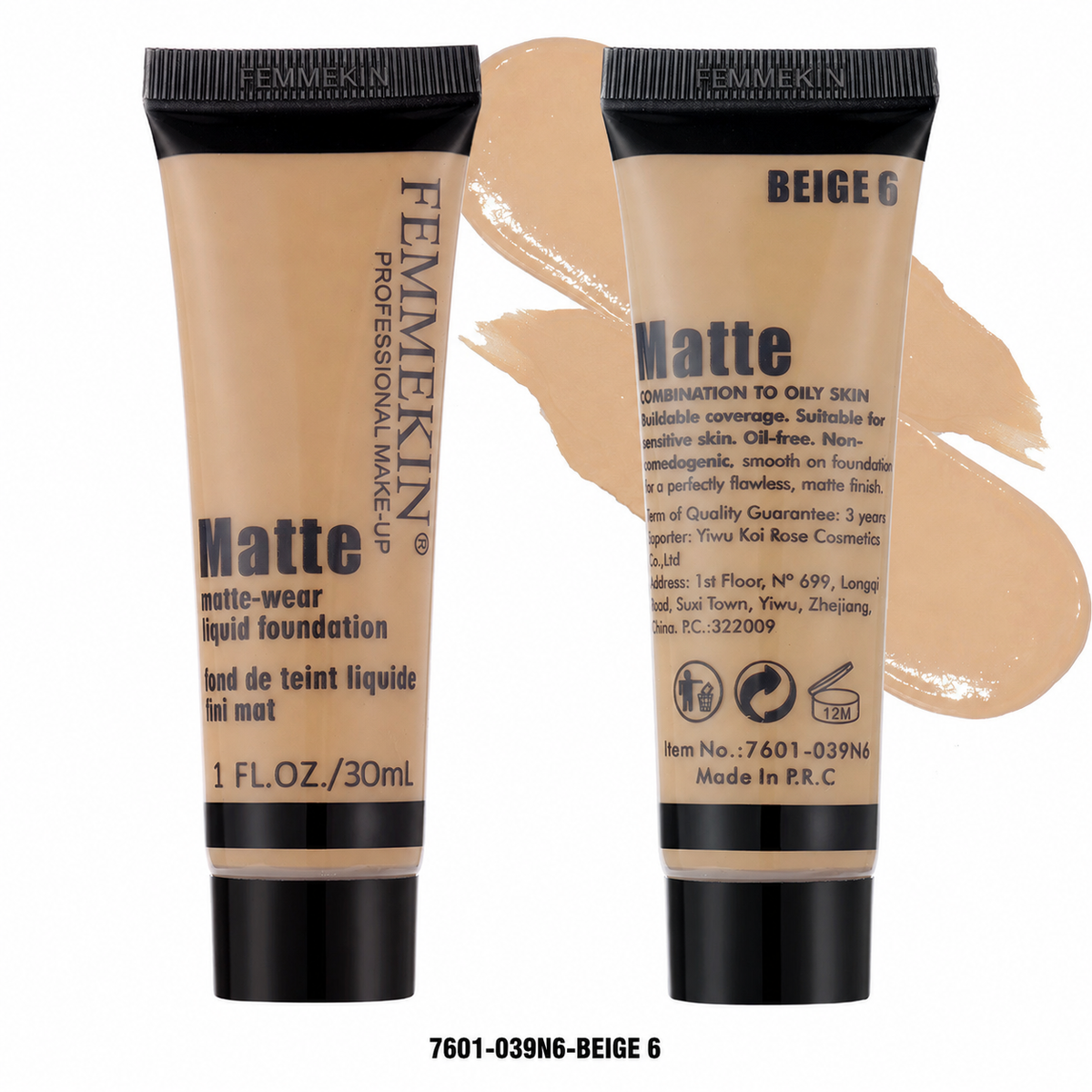 Femmekin Flawless Matte Liquid Foundation