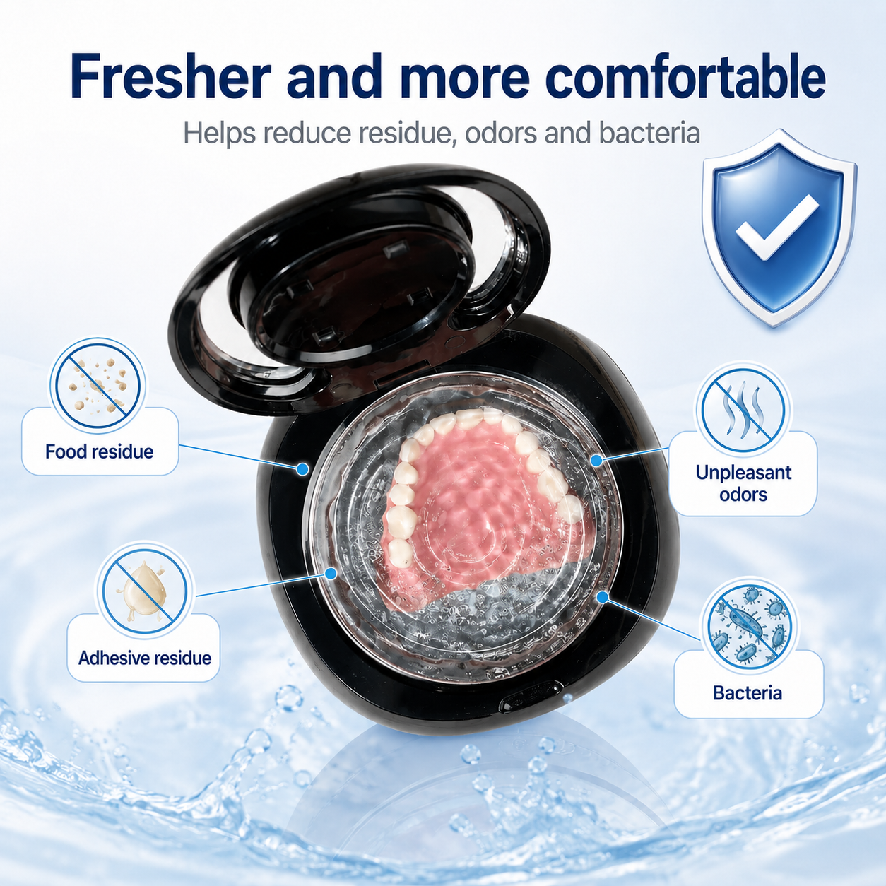 ❄️Summer Special: 50% Off! 🦷Denture Dome Ultrasonic & UV-C Cleaner—Fresher, cleaner dentures in just 5 minutes.