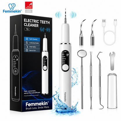 Femmekin Ultrasonic Plaque & Tartar Remover Kit