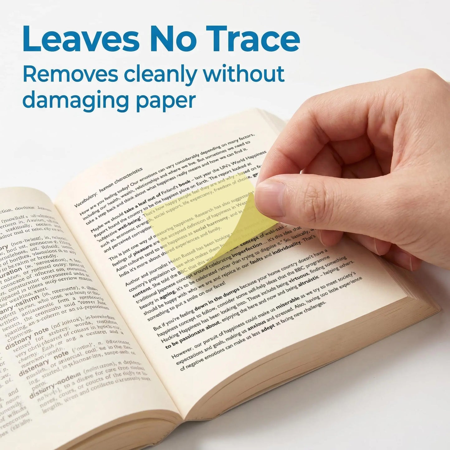 Transparent Pull-Out Sticky Notes Set - 12 Boxes, 960 Sheets
