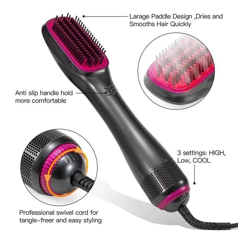 One-Step Hair Dryer and Styler All-in-One Brush for Smooth Hair