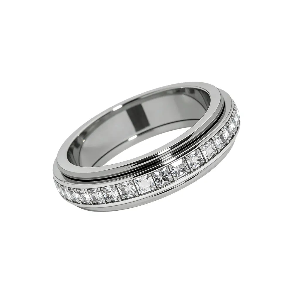 Titanium Steel Anxiety Rings - Spinning Anti-Anxiety