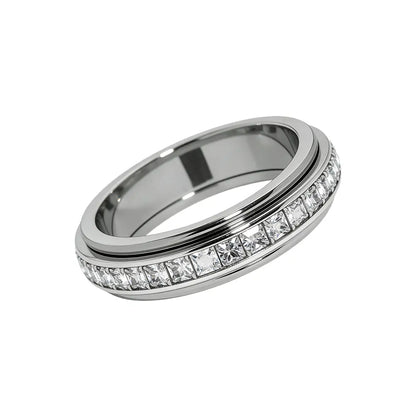 Titanium Steel Anxiety Rings - Spinning Anti-Anxiety