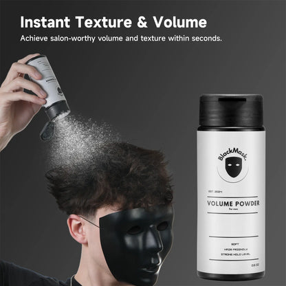 BlackMask Texture Powder for Men - Natural Volume & Hold