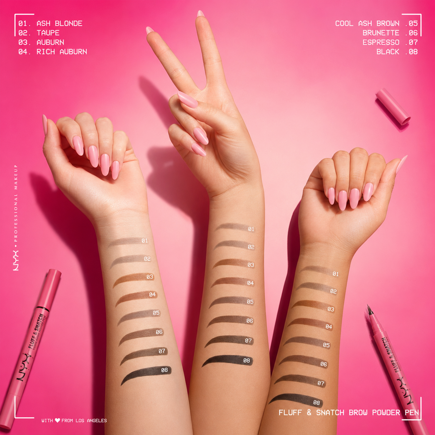 24H Long Lasting Eyebrow Powder Pen