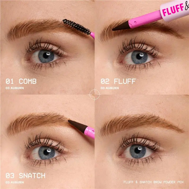 [NEW] Fluff & Snatch Brow Powder Pen, 24H Wear, Cream To Powder Eyebrow, Transfer-Resistant Formula, NYX Professional Makeup