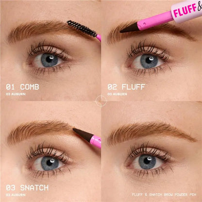 [NEW] Fluff & Snatch Brow Powder Pen, 24H Wear, Cream To Powder Eyebrow, Transfer-Resistant Formula, NYX Professional Makeup