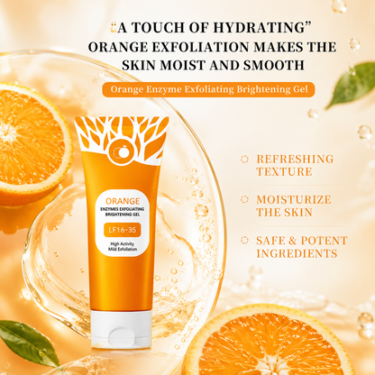 Orange Exfoliating Face and Body Gel Scrub