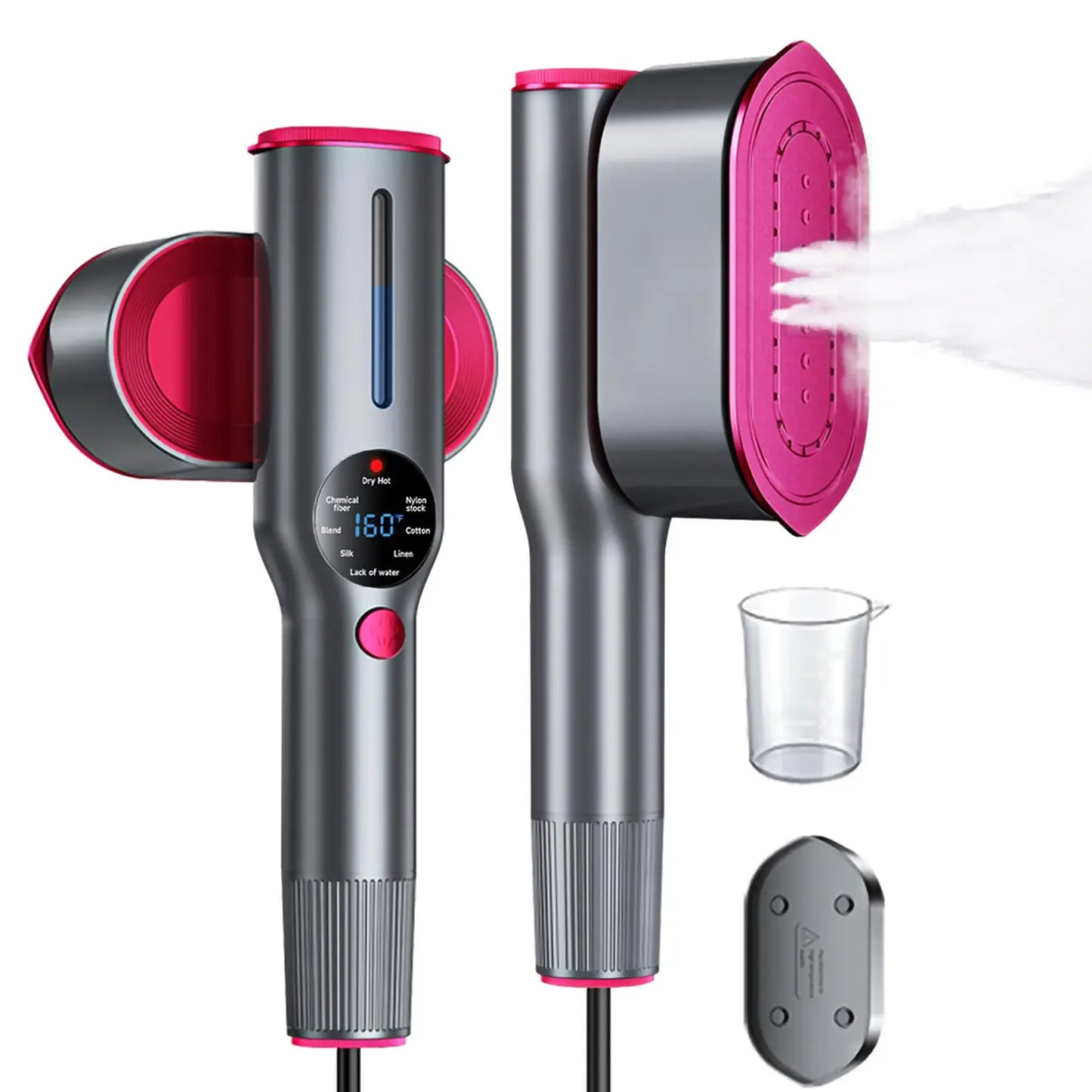 Dr.Flash Portable Garment Steamer - Fast Heating & LED Display