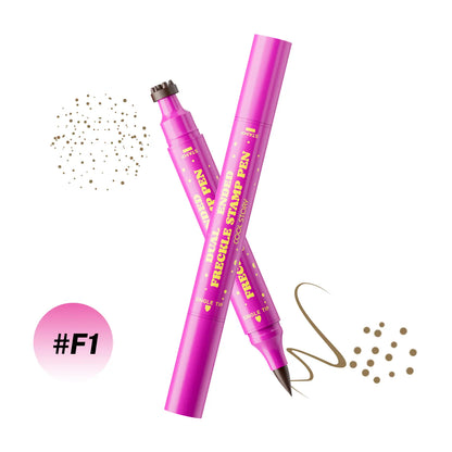 Waterproof Freckles Pen: Faux Freckle Stamp and Fine Tip Eyeliner for Realistic, Long-Lasting Freckles and Effortless Makeup, Perfect for Daily Wear and Cosplay,back to school